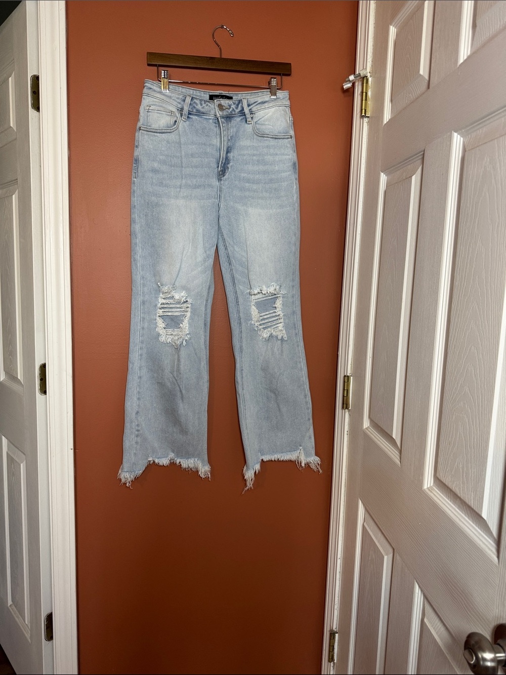 NWOT Risen Light Wash Ripped Women's Jeans